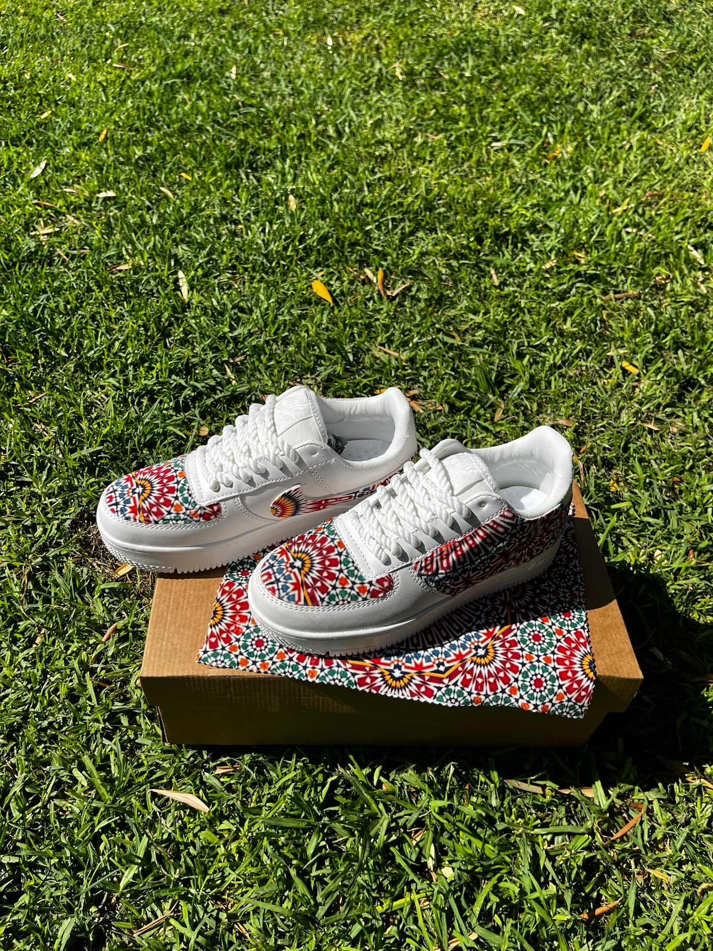 Custome Shoes Zellij Personnalisées Pour Femmes et Hommes