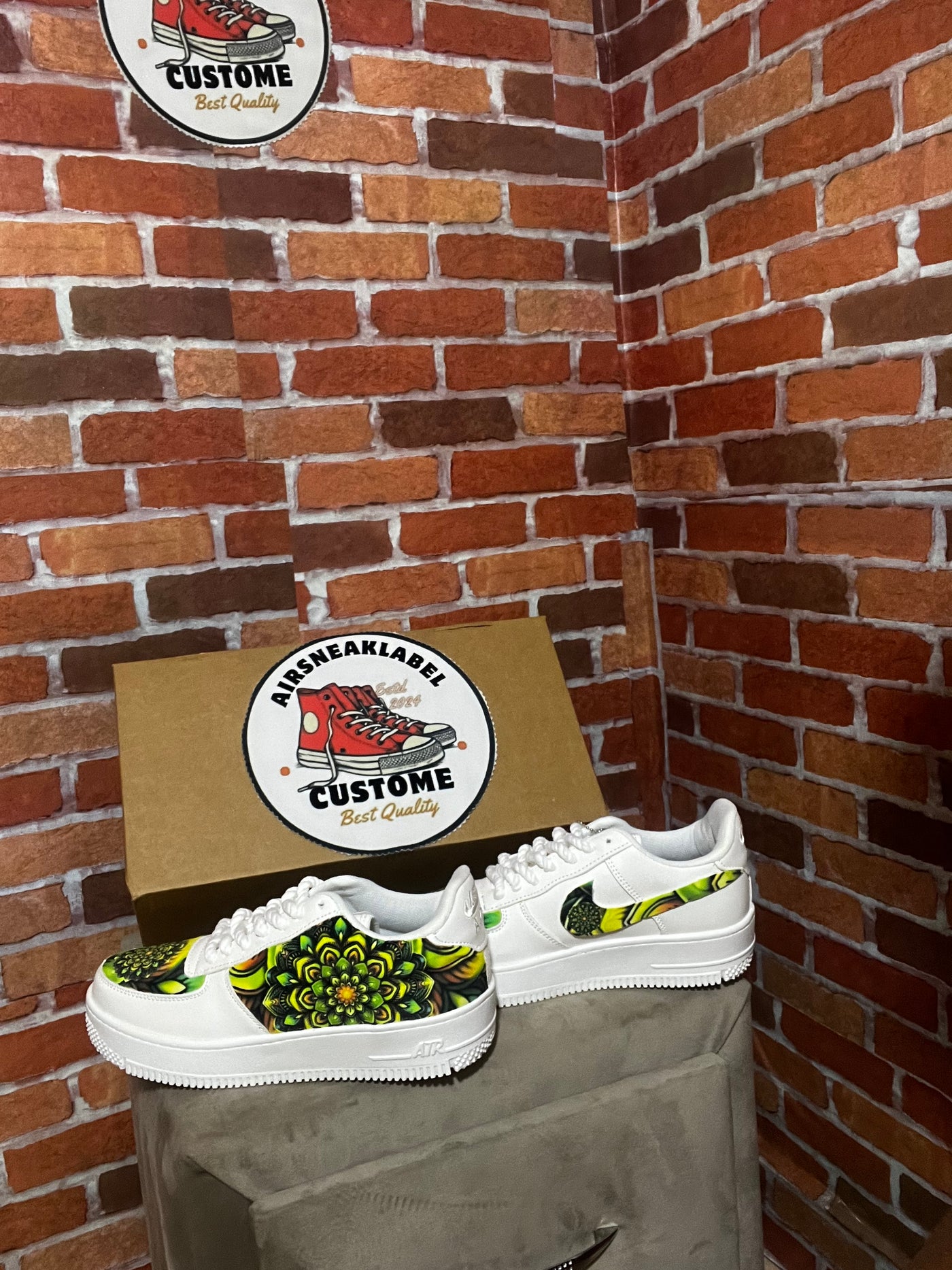Custome Air Force Green Designe Personnalisées Pour Femmes et Hommes