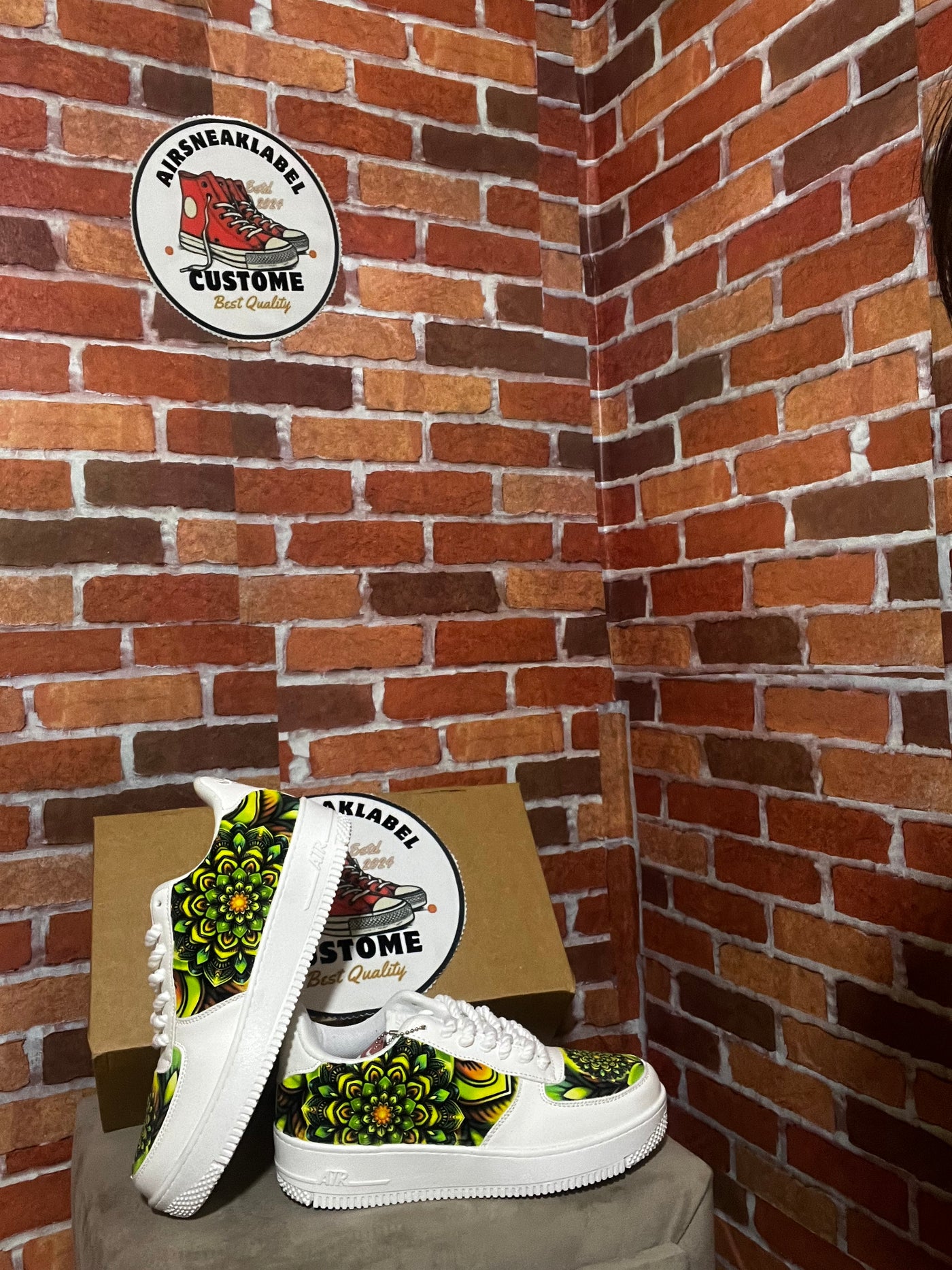 Custome Air Force Green Designe Personnalisées Pour Femmes et Hommes