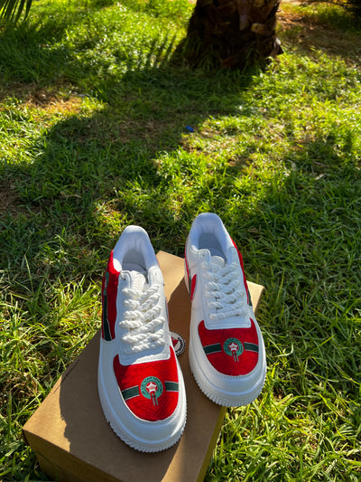 Custome Shoes Marocain Designe Personnalisées Pour Femmes et Hommes