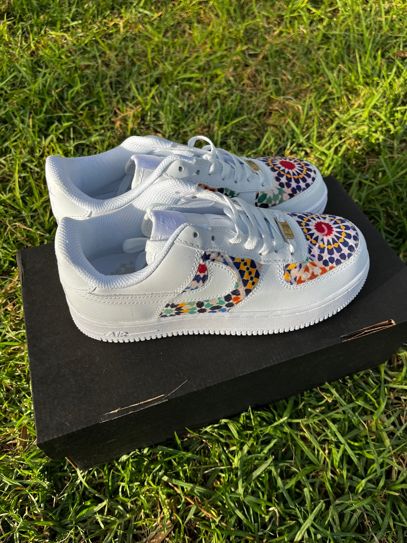 Custome Shoes Zellij type 3 Personnalisées Pour Femmes et Hommes