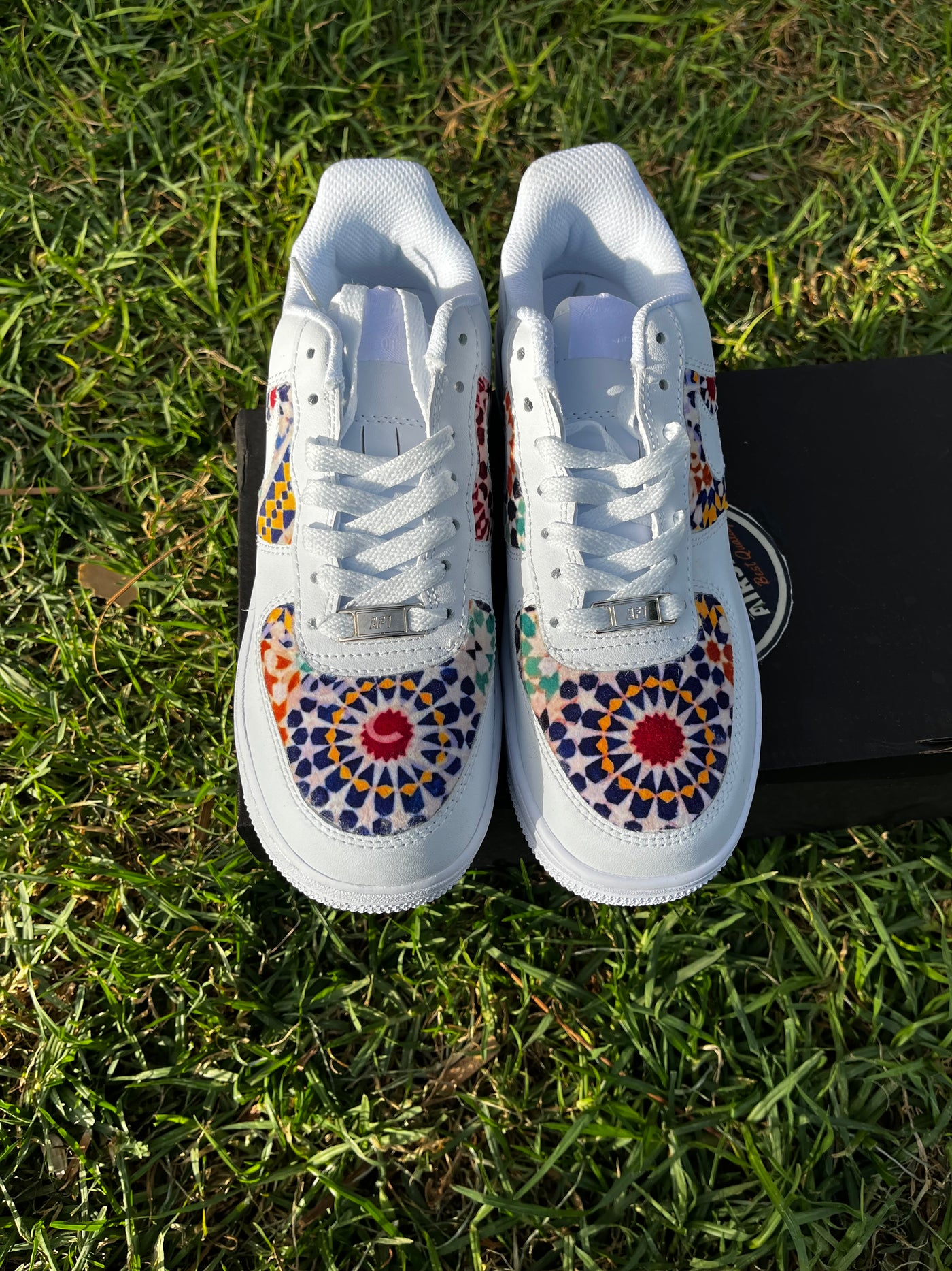 Custome Shoes Zellij type 3 Personnalisées Pour Femmes et Hommes