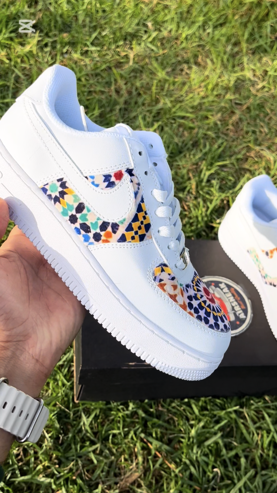 Custome Shoes Zellij type 3 Personnalisées Pour Femmes et Hommes